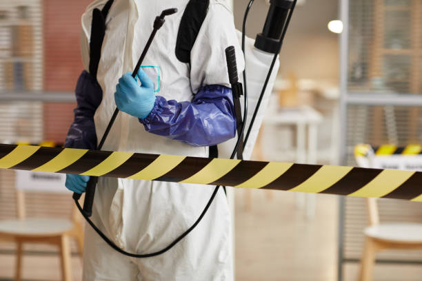 Professional Biohazard Cleanup technician working in Kettleman City, CA